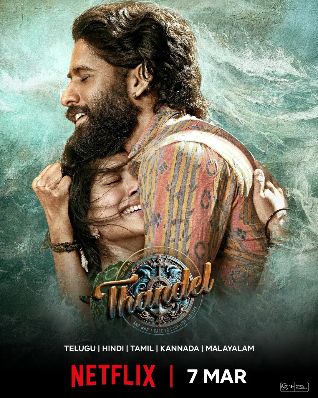 Thandel 2025 ORG Hindi Dubbed 1080p | 720p | 480p NF HDRip ESub Download